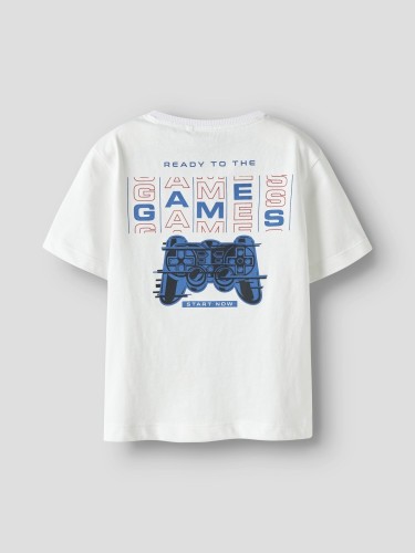 Name it T-shirt Benna Game Λευκό
