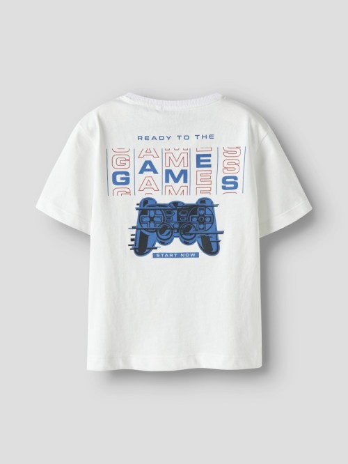 Name it T-shirt Benna Game Λευκό