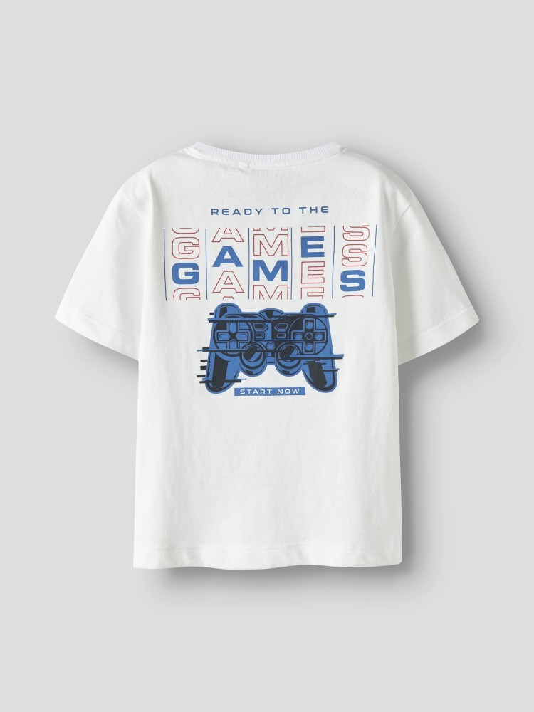 Name it T-shirt Benna Game Λευκό