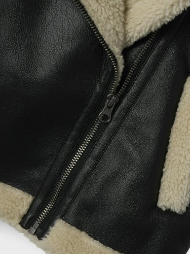 Γιλέκο Δερματίνη με Γούνα Michelle