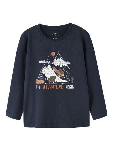 Μακρυμάνικο T-Shirt Vux Μπλε Μακρυμάνικο T-Shirt Vux Μπλε