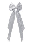 Κλιπ Μαλλιών Ασημί Glitter Hairbow