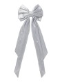 Κλιπ Μαλλιών Ασημί Glitter Hairbow