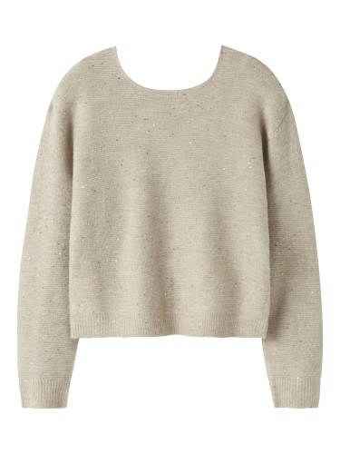 Πλεκτή Μπλούζα Simra Μπεζ