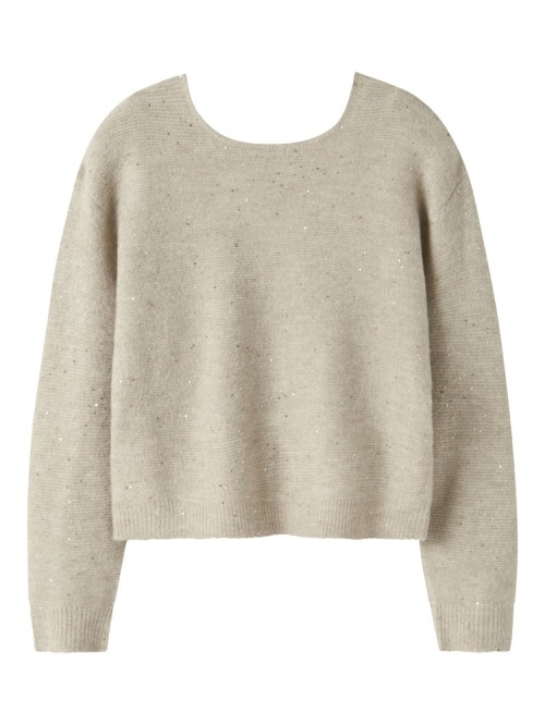 Πλεκτή Μπλούζα Simra Μπεζ