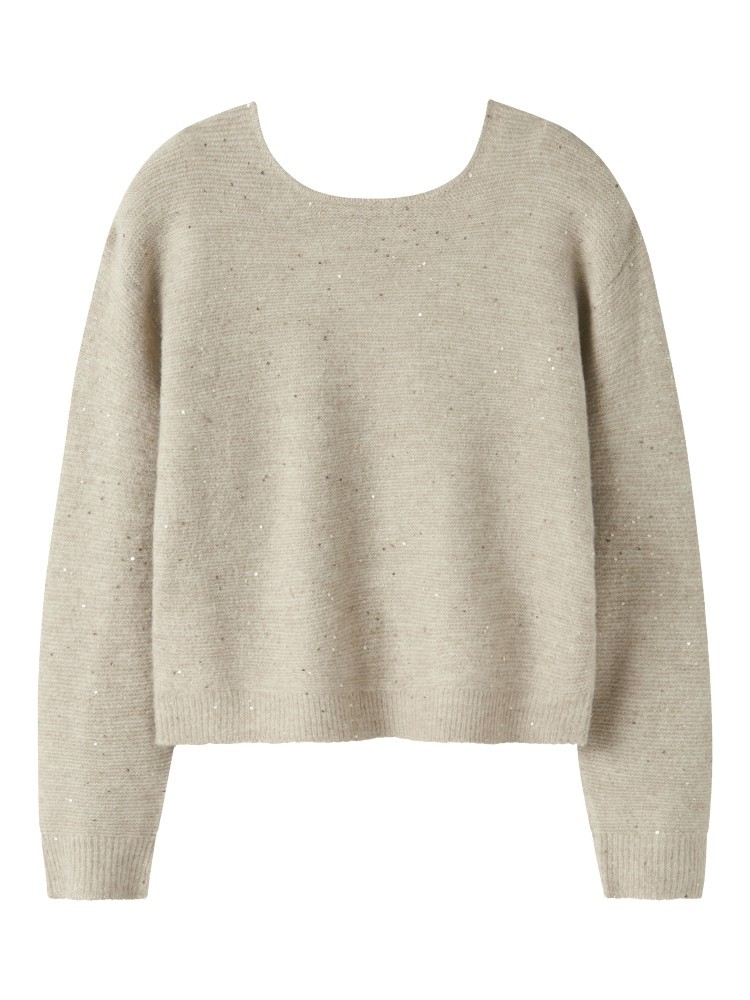 Πλεκτή Μπλούζα Simra Μπεζ