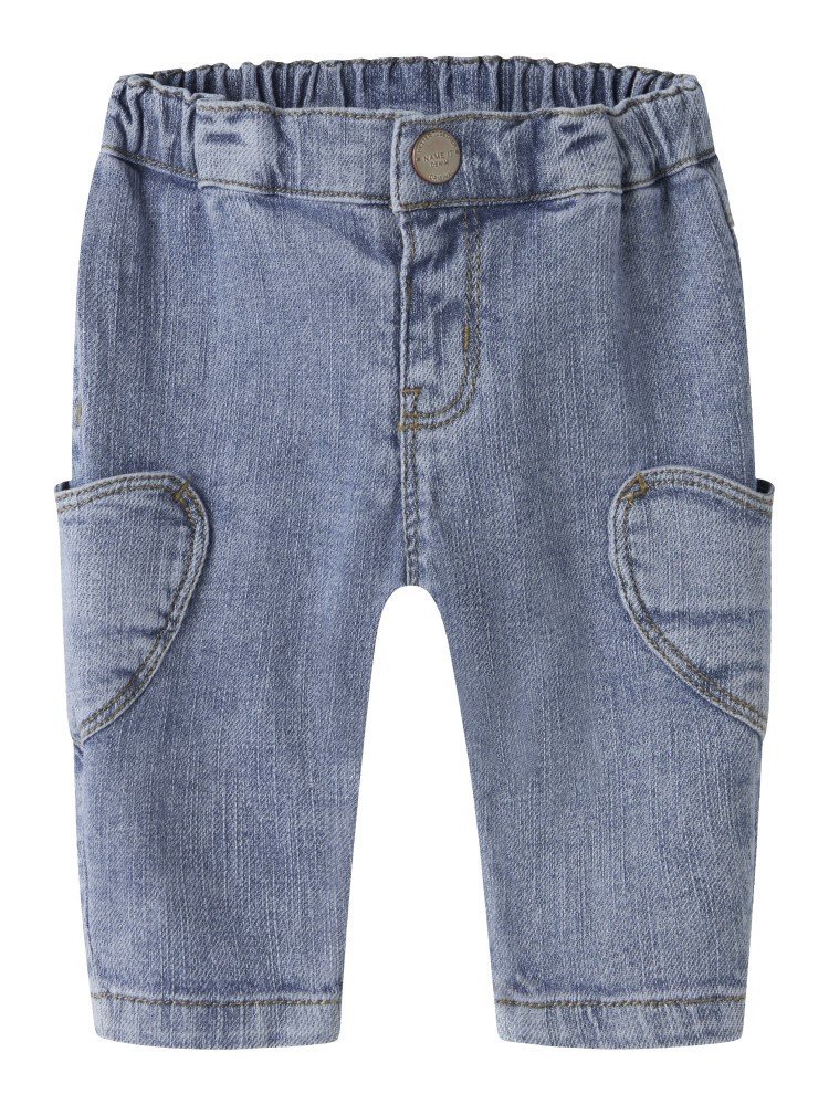 Name it Βρεφικό Μπλε Mom Fit Τζιν Rose