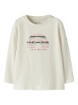 Name it Εκρού Μακρυμάνικο T-shirt Lindus