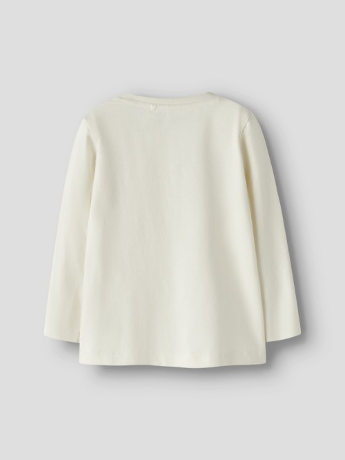 Name it Εκρού Μακρυμάνικο T-shirt Lindus