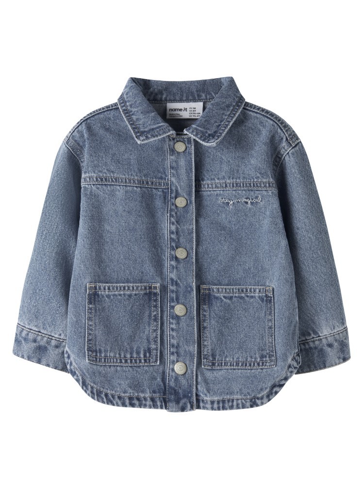 Name it Τζιν Overshirt με γκλίτερ Luna