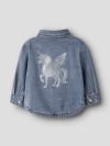 Name it Τζιν Overshirt με γκλίτερ Luna