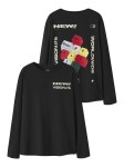 Name it Μακρυμάνικο Μαύρο T-shirt Lowen