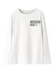 Name it Μακρυμάνικο Λευκό T-shirt Lowen