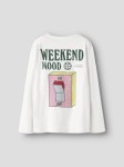 Name it Μακρυμάνικο Λευκό T-shirt Lowen
