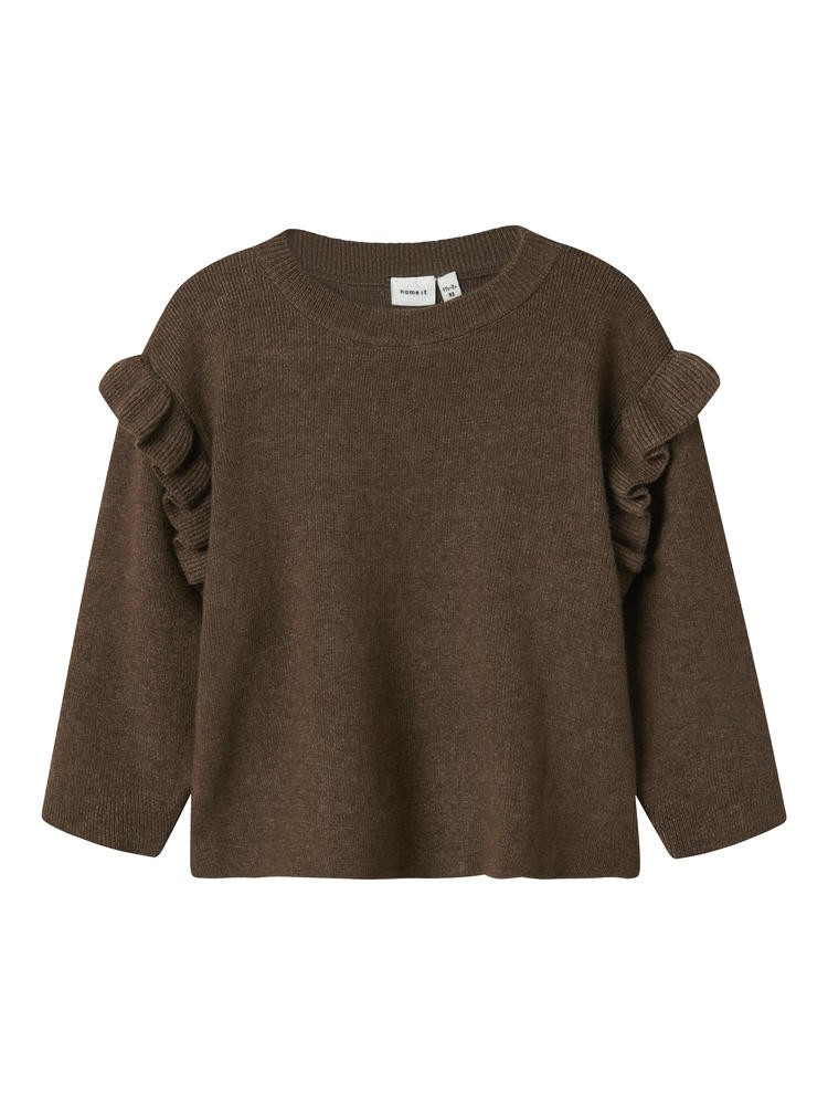 Πλεκτή Μπλούζα Nalia Καφέ