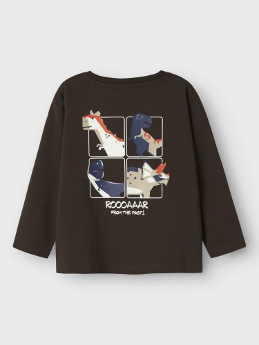 T-Shirt Μακρυμάνικο Nathan Καφέ