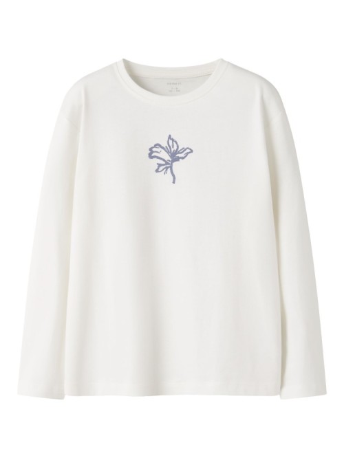 T-Shirt Μακρυμάνικο Olga Λευκό