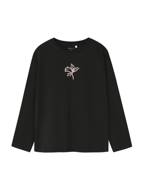 T-Shirt  Μακρυμάνικο Olga Μαύρο