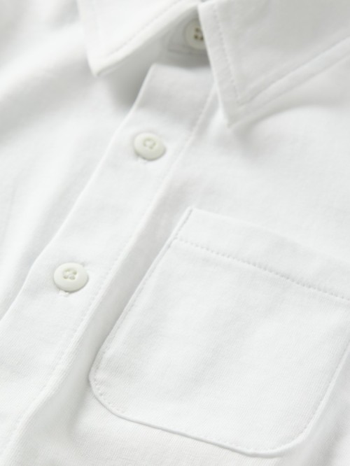 Ζέρσεϊ πουκάμισο Ronalo Λευκό