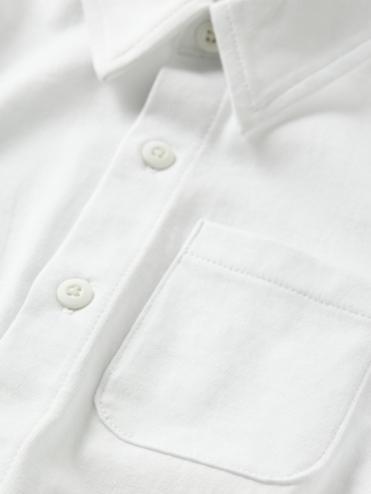 Ζέρσεϊ πουκάμισο Ronalo Λευκό