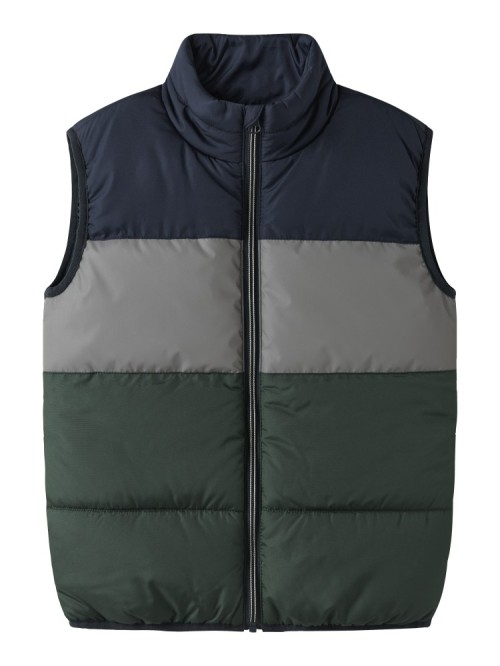 Name it Αμάνικο Τρίχρωμο Μπουφάν Mylane 