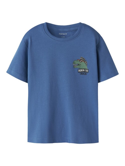 Name it T-Shirt Benna Dino Μπλε