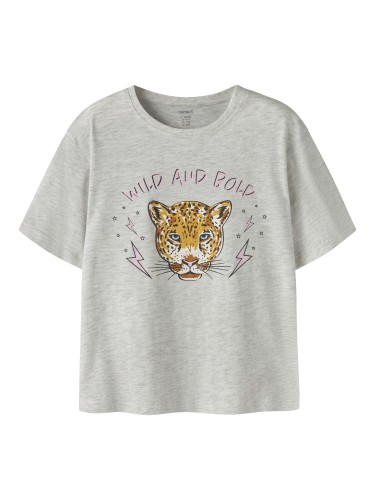 Name it T-Shirt Γκρι Benna