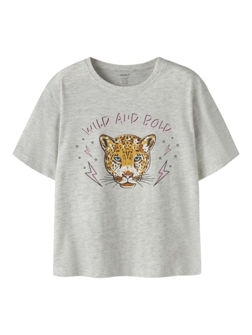 Name it T-Shirt Γκρι Benna