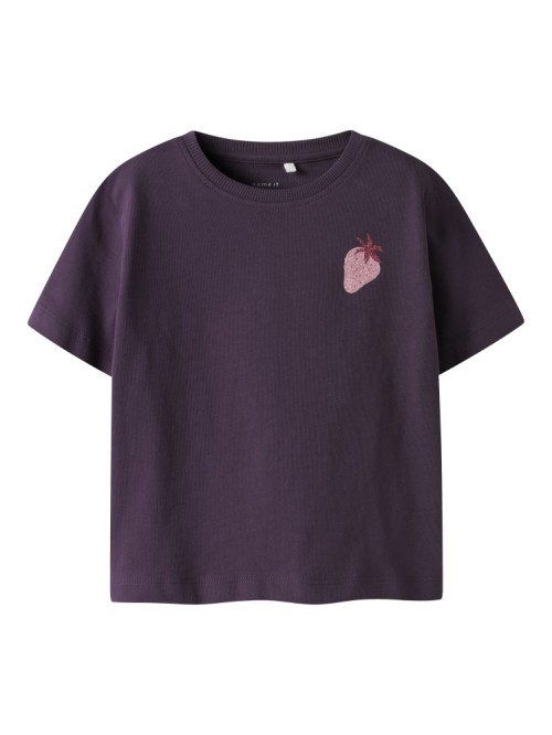 Name it T-shirt Belina Μωβ Φράουλα
