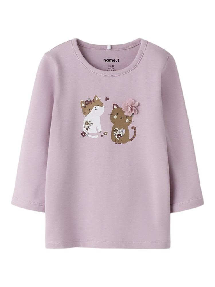 Βρεφικό Μακρυμάνικο T-Shirt Tanya Ροζ