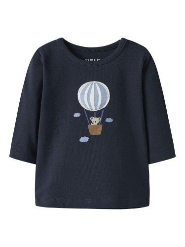 Name it Βρεφικό T-Shirt Μακρυμάνικο Μπλε Bent