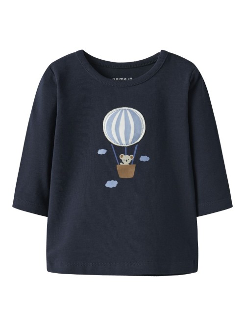 Name it Βρεφικό T-Shirt Μακρυμάνικο Μπλε Bent