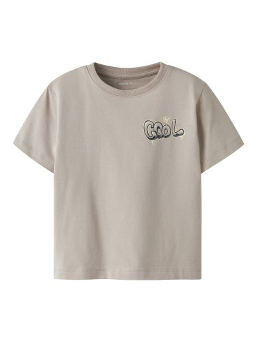 Name it T-shirt Μπεζ Digro