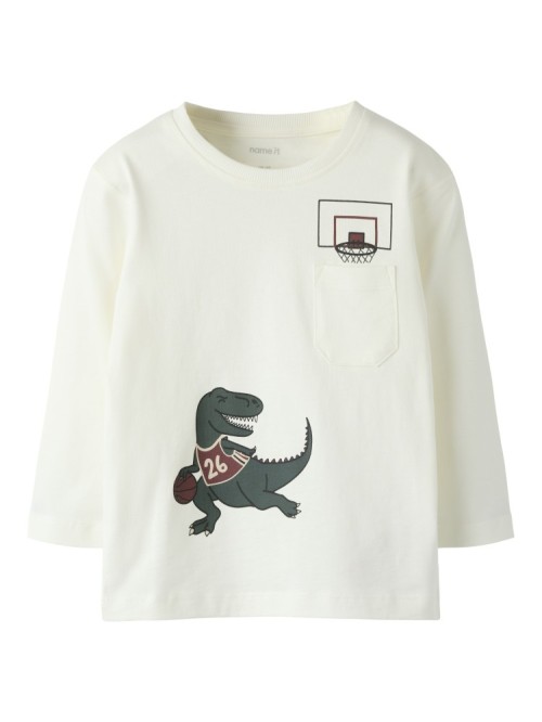 T-Shirt Μακρυμάνικο Vilian Λευκό