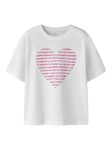 Name it T-Shirt Ροζ Καρδιά Fahiraz