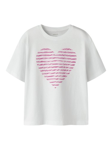 Name it T-Shirt Ροζ Καρδιά Fahiraz