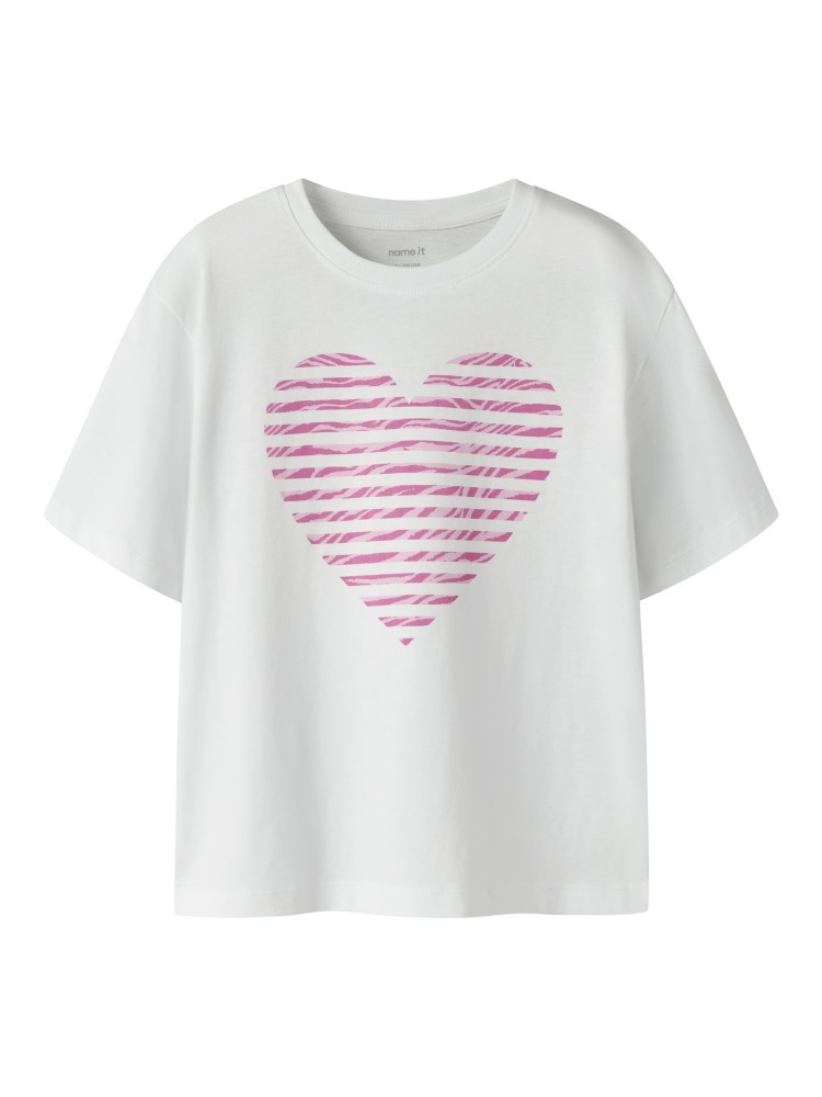 Name it T-Shirt Ροζ Καρδιά Fahiraz