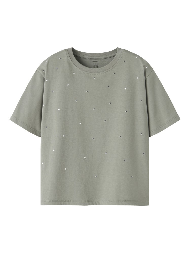 Name it Χακί T-Shirt με Τρουκς Bea