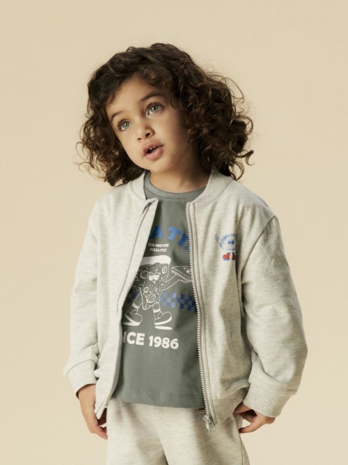 Name it T-Shirt Benna Pizza Χακί