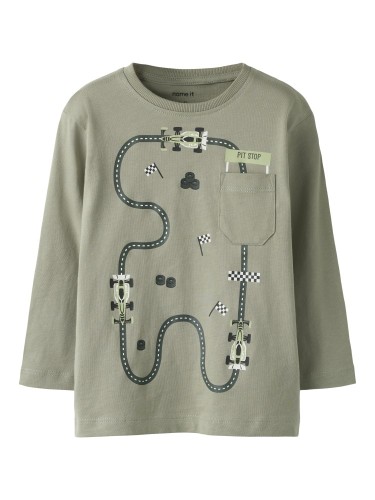 T-Shirt Μακρυμάνικο Vilian Χακί