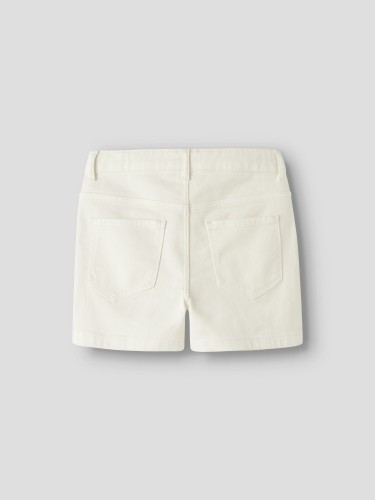 Name it Τζιν Σορτς Mom Fit Rose Ιβουάρ