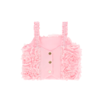 Angel's Face Μπούστο με τρισδιάστατα λουλούδια Paeton Ροζ