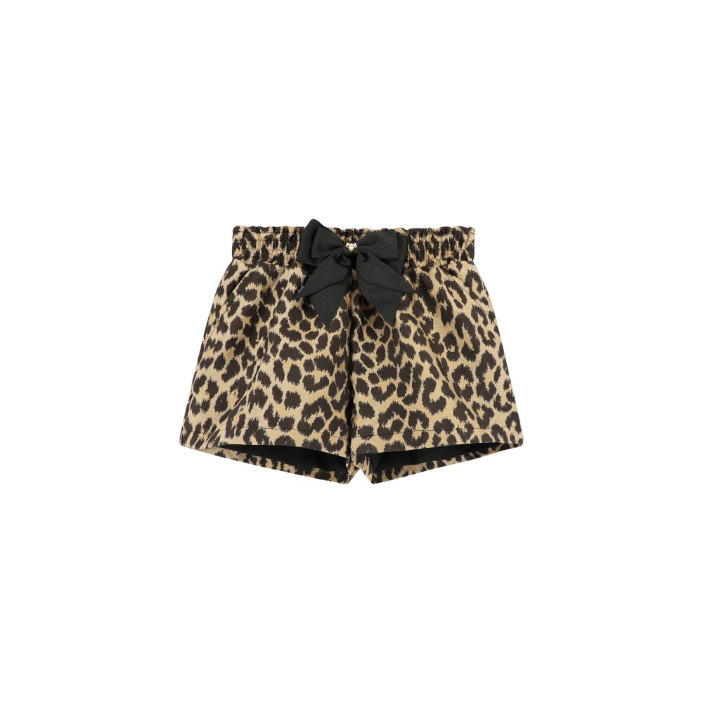 Σορτς Ruthie Black Leopard