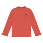 Μακρυμάνικο Ριμπ T-Shirt Grapefruit