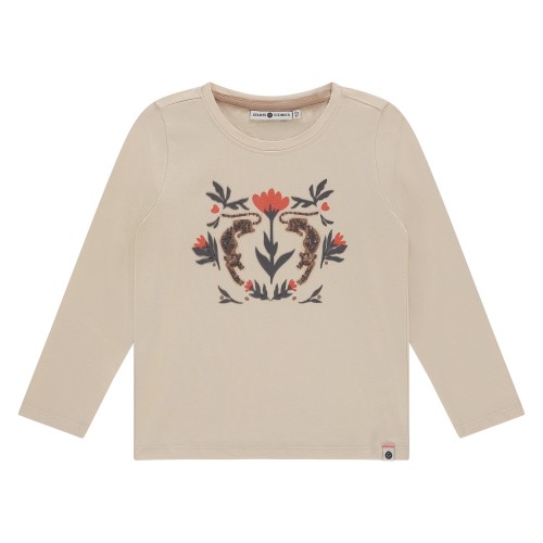 T-Shirt με Τύπωμα Leopards