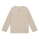 Μακρυμάνικο T-Shirt Made with Love Κρεμ