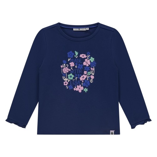 Μακρυμάνικο T-Shirt Made with Love Μπλε