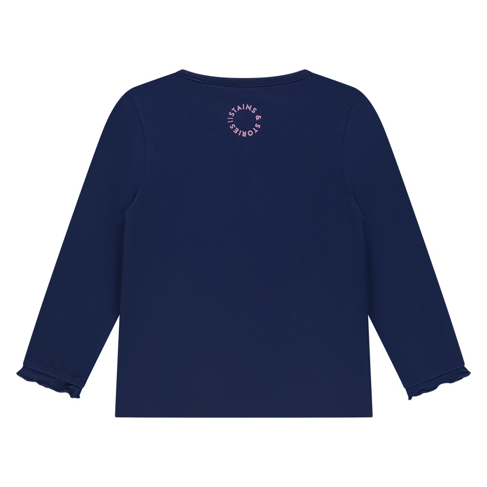 Μακρυμάνικο T-Shirt Made with Love Μπλε