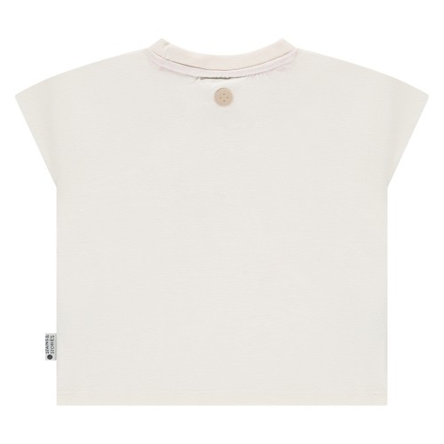 Stains & Stories Ιβουάρ T-shirt με Λουλούδια