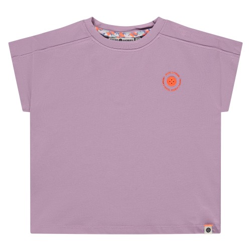 Stains & Stories T-shirt Λιλά Ciao Bella